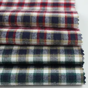 New Design 100% Cotton Plaid Fabric for Shirt