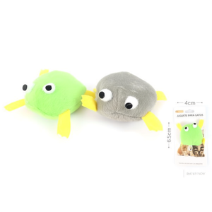 Yommy Frog Cat <b>Toy</b> 6.5cm Plush <b>Interactive</b> <b>Pet</b> <b>Toy</b> - Product Image 2