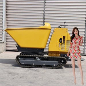 TL12V2 Compact <b>Track</b> Loader Mini Backhoe Loader With Camc Engine and Hydraulic Cylinder Crawler <b>Dumper</b> - Product Image 1