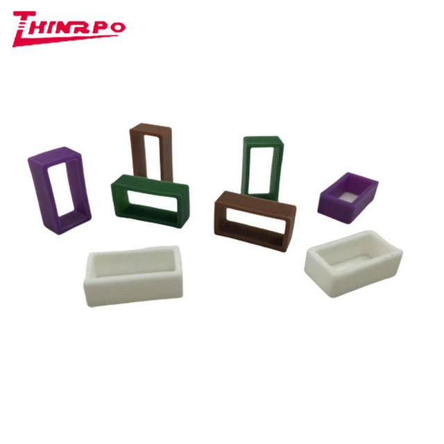 22*7mm Watch Accessories Silicone Part Silicone Non-slip Silicone Adjustable Strap Buckle