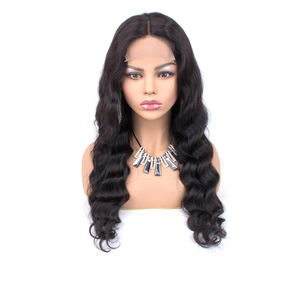 Perruque à base de dentelle française légère et superposée, haute densité, avec racine naturelle pré-épilée, mèches de cheveux de bébé de couleur mixte, transparente, 30 pouces de long, cheveux Remy lâches - Product Image 1