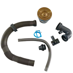 Égouttoir et tuyau modernes pour évier simple de cuisine et d'hôtel, accessoire de vidange d'évier, filtre de vidange en V, <span class=keywords><strong>bouchon</strong></span> de vidange, tamis NANO Gold - Product Image 4