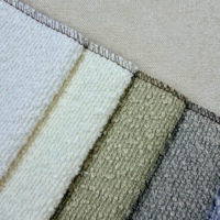 Tissu aspect lin, sensation granulaire, doux et moelleux, matière chenille pour housse de coussin et chaise