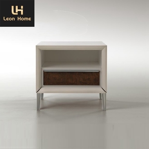 Muebles de dormitorio de estilo italiano Cuero de <span class=keywords><strong>vaca</strong></span> Villa de madera <span class=keywords><strong>Cama</strong></span> de lujo Camas de tamaño amable - Product Image 6