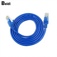 Muestra Gratuita de Cable de Red LAN de PVC Trenzado de Alta Calidad, Cat 5e Cat 6, Personalizable