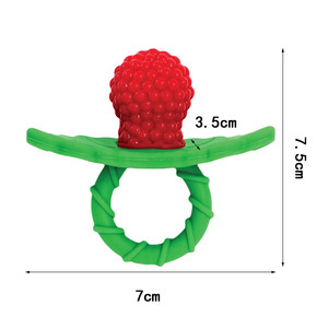 Sans BPA fraise doux mâche anneau <span class=keywords><strong>de</strong></span> <span class=keywords><strong>dentition</strong></span> drôle bébé jouets <span class=keywords><strong>de</strong></span> <span class=keywords><strong>dentition</strong></span> Silicone bébé molaire anneau <span class=keywords><strong>de</strong></span> <span class=keywords><strong>dentition</strong></span> usine en gros - Product Image 5
