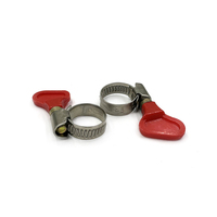 Tuyau de gaz galvanisé fluide fixation flexible feu double oreilles collier de serrage
