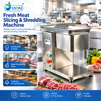 Machine à trancher la viande commerciale en acier inoxydable, équipement de découpe de viande fraîche pour la transformation alimentaire