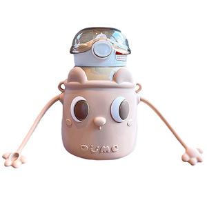 <span class=keywords><strong>Gourde</strong></span> isotherme <span class=keywords><strong>Kawaii</strong></span> pour garçons et filles en acier inoxydable 316, double paroi sous vide, sans BPA, avec paille - Product Image 5