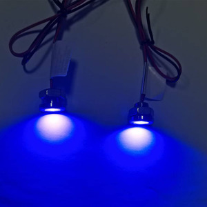 Lumières <span class=keywords><strong>LED</strong></span> décoratives pour piscine de 20 mm, 1 W, lumières décoratives pour baignoire, lumières décoratives pour baignoire, IP68, éclairage de signalisation pour bateaux - Product Image 5