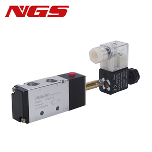 Nuova Valvola Solenoide Pneumatica NGS 5/2 a 5 Vie 1/4" 4V210-08 4V110-06 AC220V DC24V a Bobina Singola 4V310-10 4V410-15 - Product Image 5