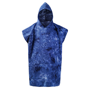Albornoz de Microfibra de Secado Rápido Estilo Tie-Dye, <span class=keywords><strong>Poncho</strong></span> de Playa con Capucha, Toallas para Cambiarse, para <span class=keywords><strong>Surf</strong></span>, Buceo, Natación - Product Image 6