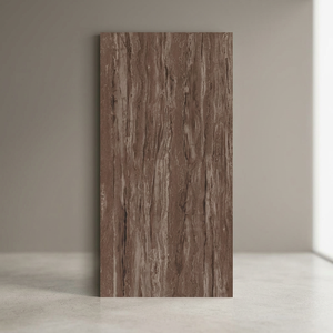 Pine Choco Wood Look Porcelain Tiles 60x120cm Glossy Ceramic Flooring for Contemporary Interiors - Product Image 2
