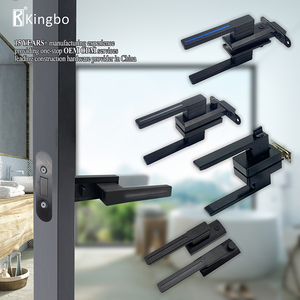 Slim khuôn cửa xử lý khóa cho nhôm Swing mở đôi kính kính phần cứng xuất hiện tuyệt vời hiện đại thị trường Châu Á - Product Image 1