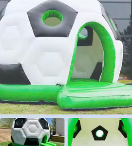 Castillo Inflable Comercial para Alquiler, Castillo Hinchable Infantil con Forma de Fútbol, Brincolín Inflable con Forma de Balón de Fútbol - Product Image 3