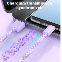 Câble de charge USB vers type C de haute qualité 3M 60W, câble de données, câble type C, charge rapide pour téléphones mobiles et montres intelligentes