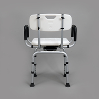 Chaise de douche pour personnes âgées handicapées, sûre, sécurisée, de qualité supérieure, réglable, portable, légère, pour le corps