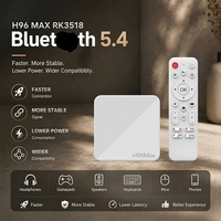 TV Box Android 14 H96Max 3518b 2027, RAM 2GB ROM 8GB/16GB, Reproductor Multimedia de Cuatro Núcleos, 4K Wifi 6, OTT TV Box