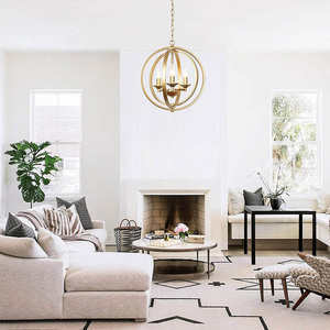 Lámpara de vela vintage de estilo industrial, luz colgante decorativa de metal de cocina para hotel en casa - Product Image 5