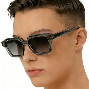 Vintage Women <b>Sunglasses</b> Polarized Square Frame <b>Sunglasses</b> 2025 Designer Glasses Men Acetate <b>Sunglasses</b> 2026 - Product Image 1