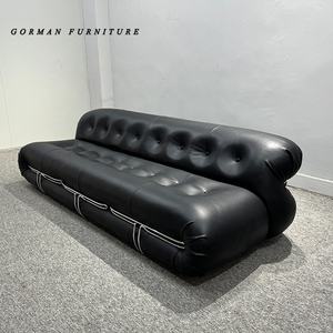 Sofá de cuero modular segmentado de diseño moderno para sala de estar, muebles para el hogar, Afra & Tobia Scarpa <span class=keywords><strong>Soriana</strong></span> - Product Image 2