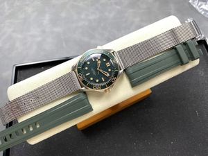 Reloj Mecánico Automático de Buceo de Lujo Personalizado de la Mejor Calidad, Esfera de 42 mm, Cerámica Verde, Titanio Luminoso, 300 m, Movimiento 8806, Nuevo - Product Image 5