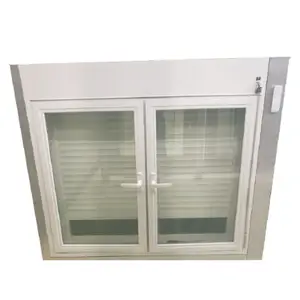 Factory Supplying Interior aluminum waterproof plantation shutter window with blinds
