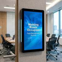 Tableta de Pared con Android 11 y Wi-Fi, Nueva y Personalizada, de 8 Pulgadas, Rockchip, 2+16 GB, NFC, POE, Pantalla Táctil con Luz LED para Salas de Reuniones