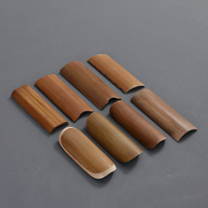 Cuillère à thé en bambou de forme irrégulière, accessoire écologique pour la cérémonie du thé Kung Fu, pour le thé de l'après-midi, qualité supérieure - Product Image 2