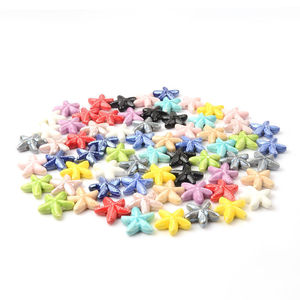 Perles couleur étoile de mer forme perles en céramique pour la fabrication de bijoux accessoires de bricolage perles artisanales - Product Image 5