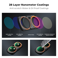 Kit de filtres magnétiques réglables K&F CONCEPT VND2-32 et filtre de diffusion noire 1/4, filtre multifonctionnel variable pour Insta360 Luna Ultra