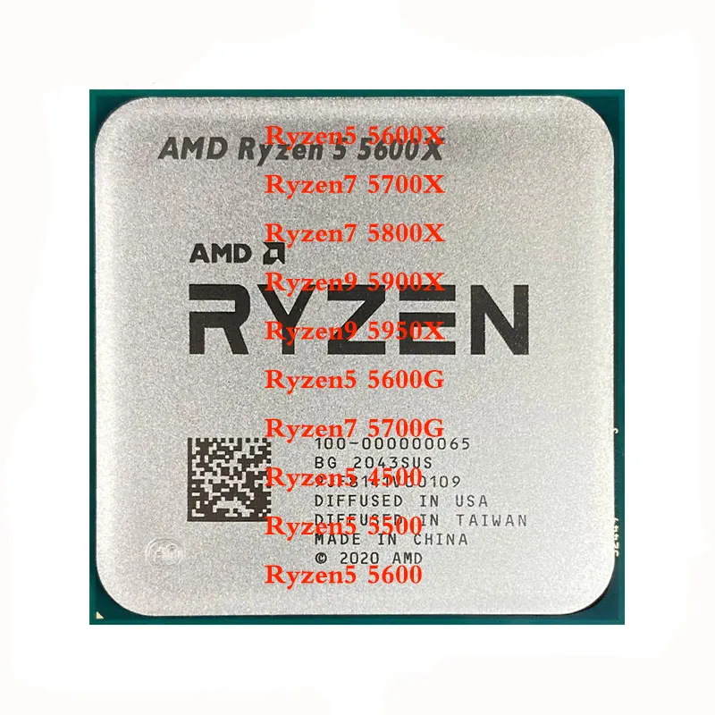 A m d Ry zen R5/r7/r9 5600x 5800x 5900x Pro 4750g Cpu R5 5600g 컴퓨터 게임 미니 Cpu 칩 Cpu 프로세서