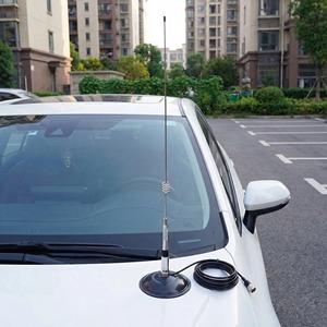 Antena de Látigo de Acero Inoxidable VM10A 147MHz CB, Base de Resorte Flexible de Alta Resistencia para Camioneta, Jeep, Todoterreno, <span class=keywords><strong>Radio</strong></span> de Banda Ciudadana - Product Image 1