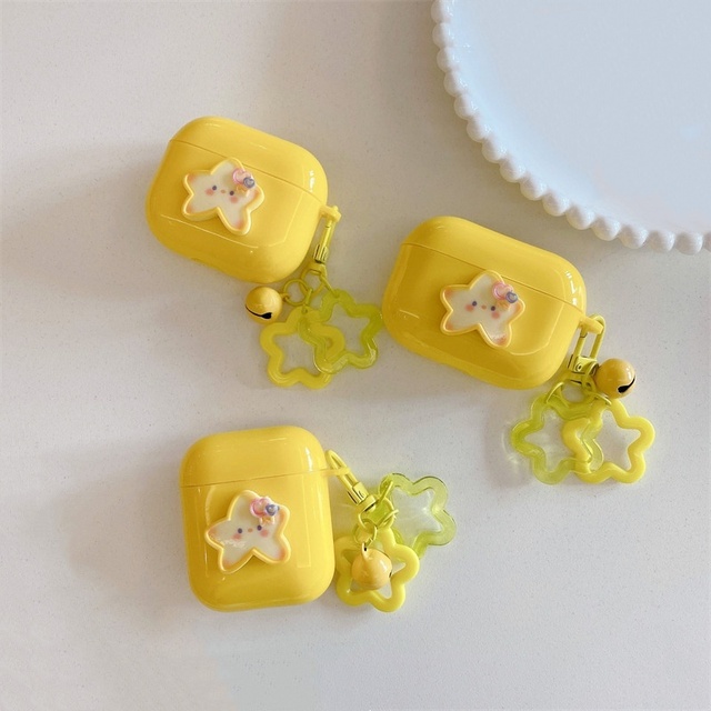 Cute 3D Star Earphone Case Suitable for Pro2 Earphone Case with Wireless Earphone Shell Cartoon
