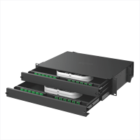 Panel Patch Fiber Optik Geser Rak 1U 2U 3U 24 48 72 Port 19'' ODF untuk SC Simplex/Duplex LC Duplex