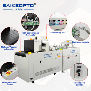 Imprimante flexographique haute vitesse pour boîtes en carton ondulé, personnalisation de la taille des emballages de boîtes à pizza, <span class=keywords><strong>encre</strong></span> à base <span class=keywords><strong>d</strong></span>'eau respectueuse de l'environnement - Product Image 2