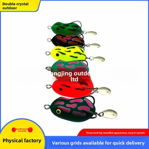 Mini Rana Artificiale Bionica Nera da 4 cm in Acciaio Inossidabile per la Pesca, Esca Morbida Luya, Commercio all'ingrosso Transfrontaliero - Product Image 2