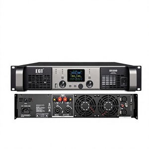Amplificateur de puissance stéréo professionnel à montage en rack 600W 2 canaux classe AB, rapport signal/bruit 105dB, <span class=keywords><strong>facteur</strong></span> <span class=keywords><strong>d</strong></span>'<span class=keywords><strong>amortissement</strong></span> 800 pour systèmes de haut-parleurs DJ - Product Image 1