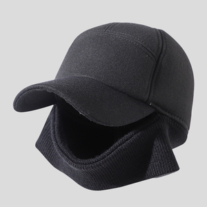 Casquette de baseball décontractée chaude et sportive pour <span class=keywords><strong>homme</strong></span> avec masque, protection contre le vent et les oreilles pour l'hiver - Product Image 1