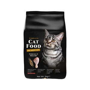 Personalizado 1kg 2kg 3kg 5kg 10kg Fondo plano Mylar Stand up Pouch Perro Gato Pescado Pájaro Bolsa de embalaje de alimentos para mascotas con cremallera - Product Image 4