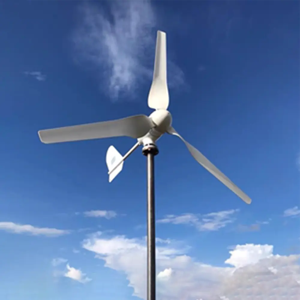 Groupe électrogène horizontal d'éolienne de 5KW 6KW avec l'inverseur triphasé à vitesse réduite pour l'éolienne