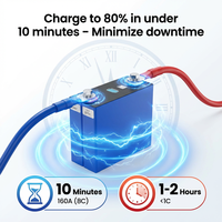 Batería LTO de Ultra Larga Duración, 20000 Ciclos, 20Ah 2.3V, Celda Prismática de Titanato de Litio para UPS Industrial y Fuente de Alimentación de Respaldo