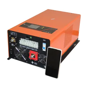 Inverter tenaga surya 48VDC, 5kW dc ke ac dengan transformer inverter tembaga murni