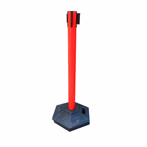 Bánh xe cao su cơ sở có thể thu vào vành đai rào cản stanchion Xmas tổ chức sự kiện kiểm soát đám đông rào cản - Product Image 3