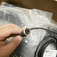 Câble de connexion avec prise d'aviation M12 et connecteur d'accessoires de capteur EK4-2M/P00 4 broches PNP 10-30VDC non blindé IP67 PVC