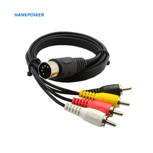 4 in 1 MIDI 5Pin ปลั๊กตัวผู้ไปยังสายสัญญาณเสียง <span class=keywords><strong>RCA</strong></span> 4หัว - Product Image 6