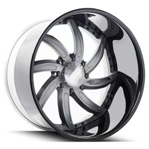 Rines Cromados SJ Deep Dish de 18-24 Pulgadas, Rines de Aleación Personalizados 5x115 5x127 PCD para Chevy Impala, Ford Crown Victoria, <span class=keywords><strong>Cadillac</strong></span> <span class=keywords><strong>DeVille</strong></span> - Product Image 6