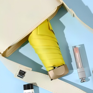 19 Inches Mini Pocket Travel Folding Iron <b>Frame</b> Umbrella Super Light Auto Open Manual Control All-Season Business Gifts for - Product Image 5