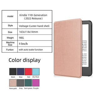 Nhà Máy Bán buôn sang trọng da mỏng eBook Thông Minh Bìa trường hợp cho phát hành 2022 Amazon Kindle 11th thế hệ 2024 Kindle 12th - Product Image 6