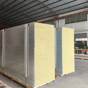 Огнеупорная изоляционная панель из минеральной ваты, Морозильная Звукоизоляционная металлическая стеновая панель - Product Image 6